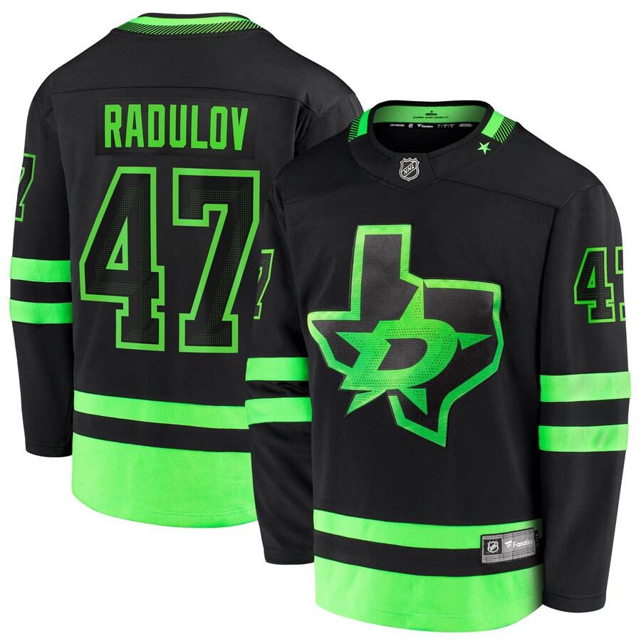 Men's Dallas Stars Alexander Radulov Fanatics Branded Black 2020/21 Alternate Premier Breakaway Player Jersey - Jersey