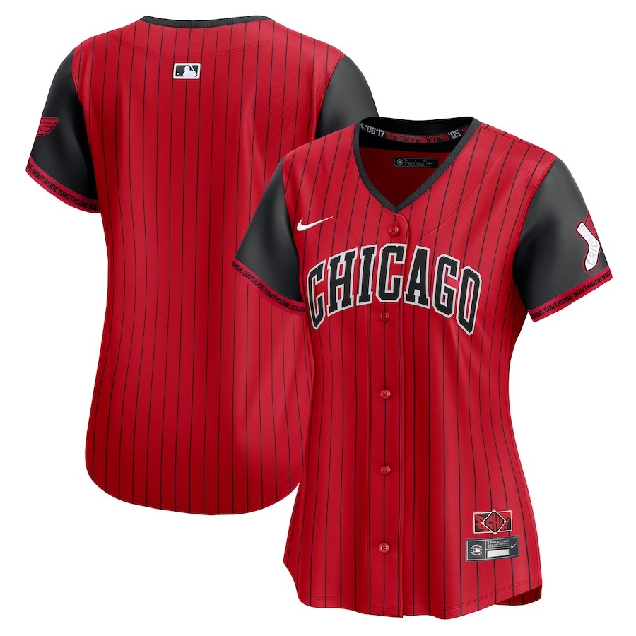 Women's Chicago White Sox Nike Red/Black 2025 City Connect Limited Jersey - Jersey