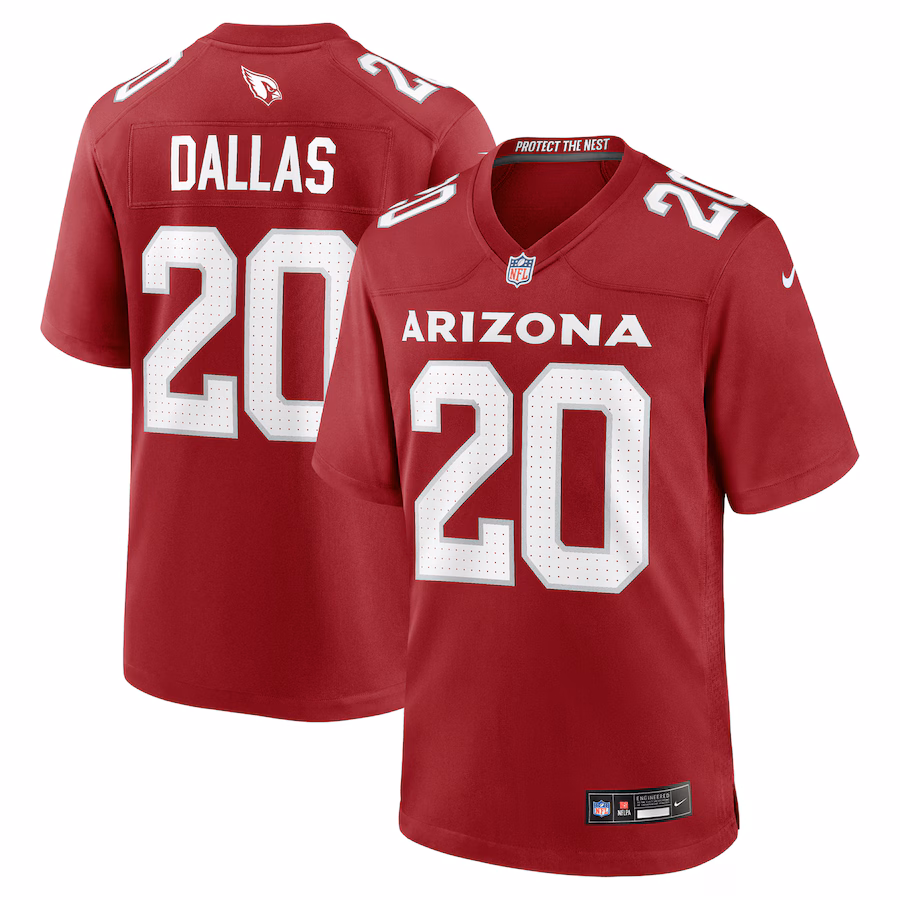 Men's Arizona Cardinals DeeJay Dallas Nike Cardinal Team Game Jersey - Jersey