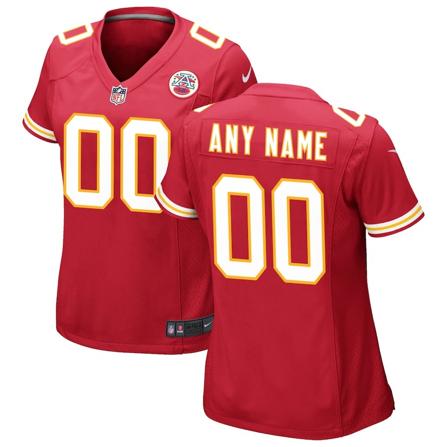 Women's Nike Red Kansas City Chiefs Custom Game Jersey - Jersey