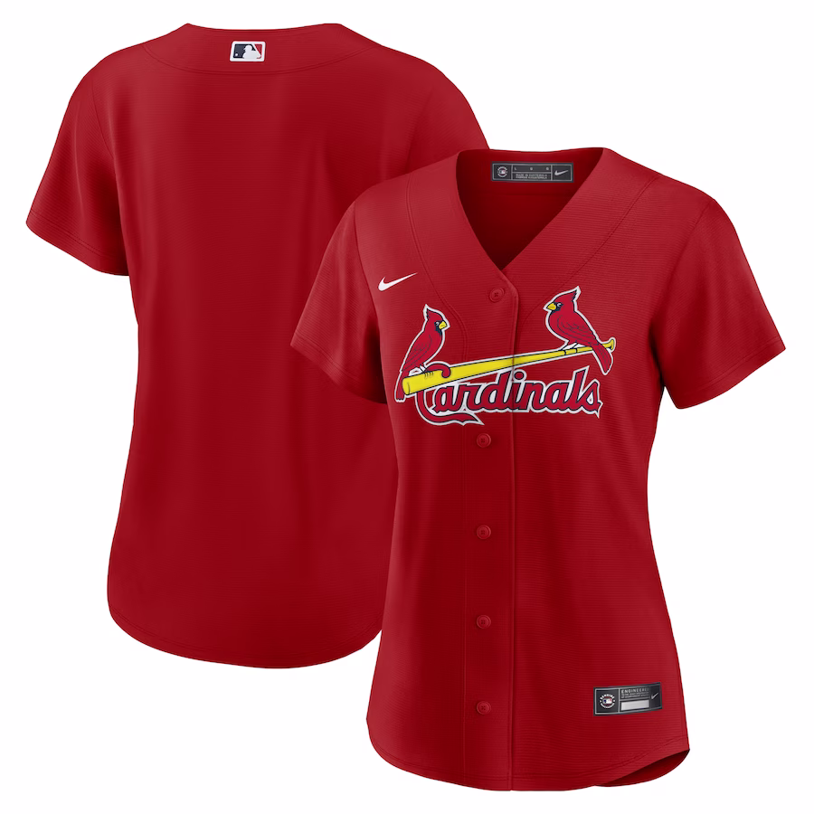 Women's St. Louis Cardinals Nike Red Alternate Replica Team Jersey - Jersey