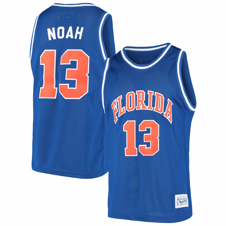 Joakim Noah Florida Gators Original Retro Brand Alumni Basketball Jersey - Royal - Jersey