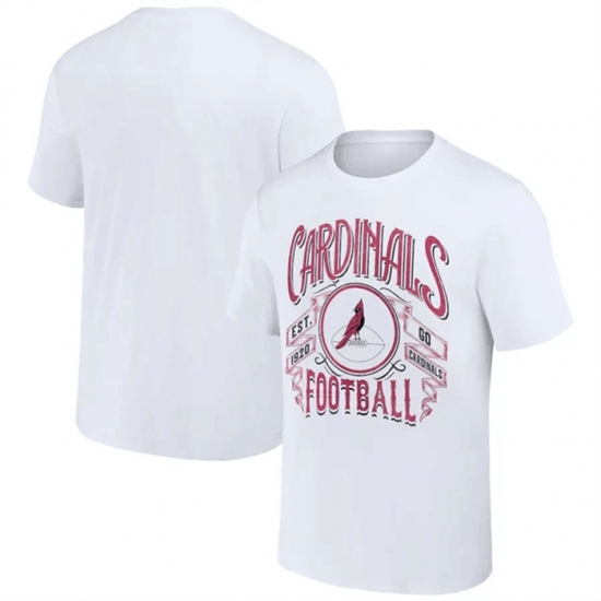 Men's Arizona Cardinals White X Darius Rucker Collection Vintage Football T Shirt - Jersey