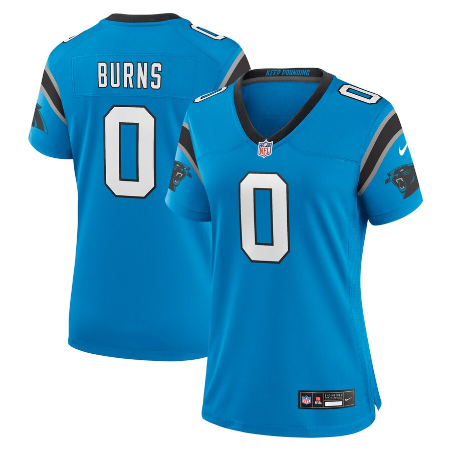 Women's Carolina Panthers Brian Burns Nike Blue Alternate Game Jersey - Jersey