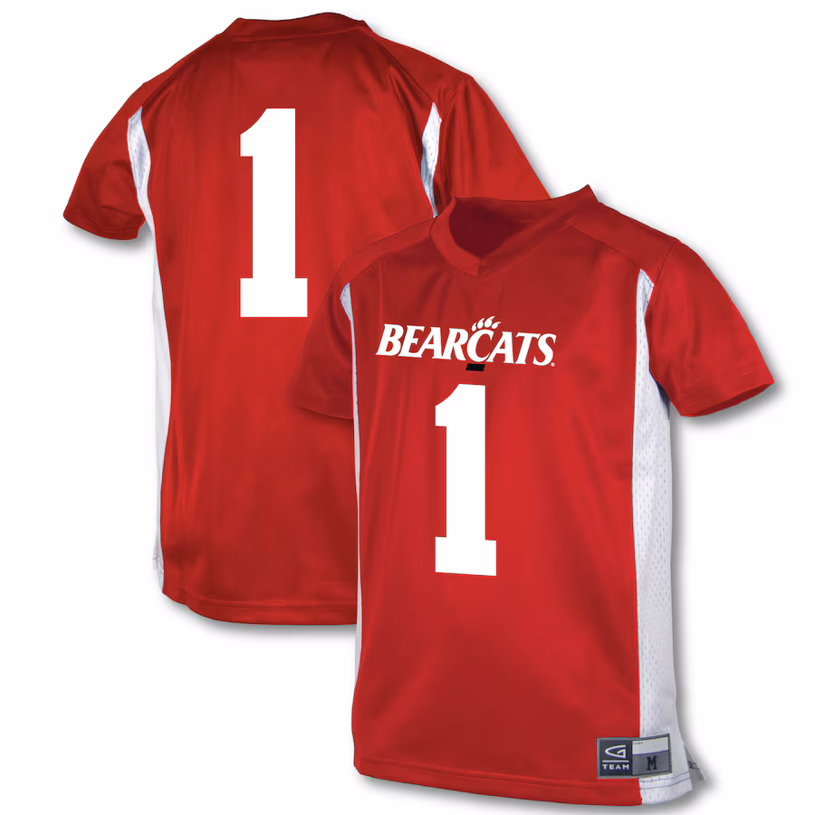 Youth Garb #1 Red Cincinnati Bearcats Football Jersey - Jersey