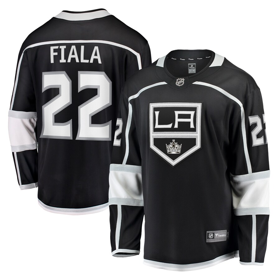 Men's Los Angeles Kings Kevin Fiala Fanatics Branded Black Home Breakaway Player Jersey - Jersey