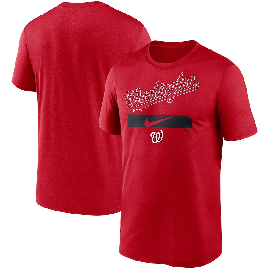 Men's Washington Nationals Nike Red City Legend Practice Performance T-Shirt - Jersey