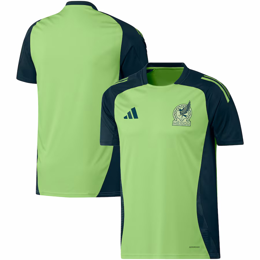 Men's Mexico National Team adidas Green 2024 AEROREADY Training Jersey - Jersey