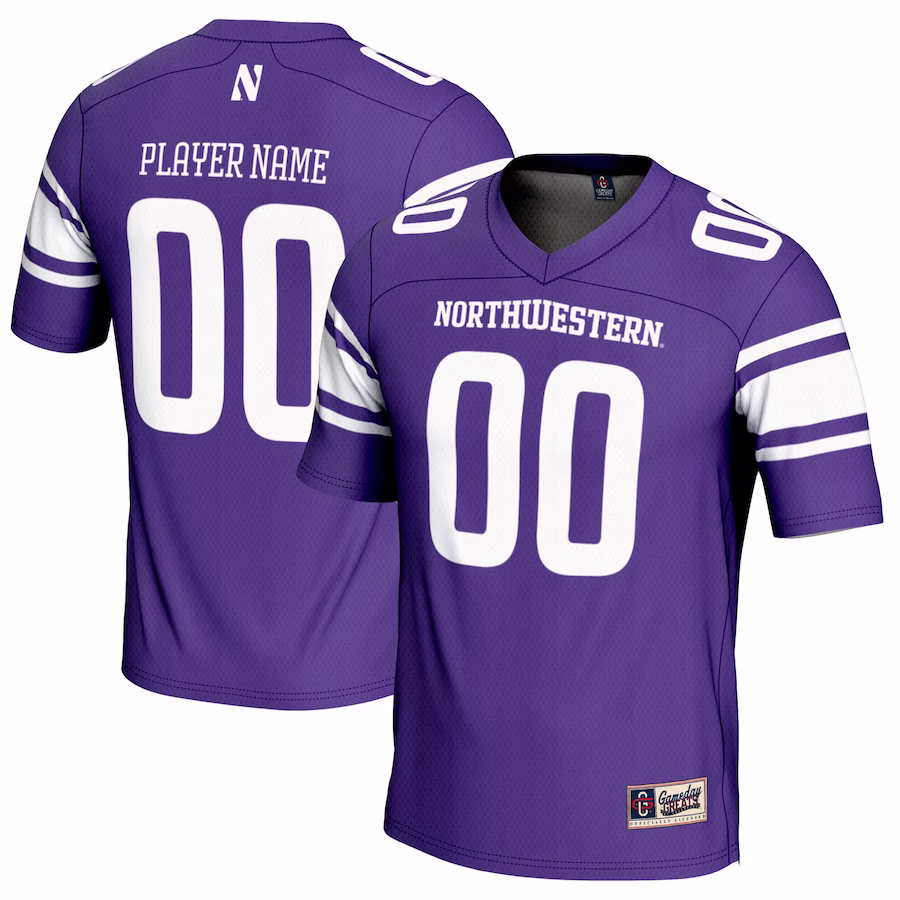 Northwestern Wildcats GameDay Greats NIL Pick-A-Player Football Jersey - Purple - Jersey