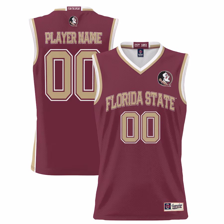 Florida State Seminoles GameDay Greats Youth NIL Pick-A-Player Lightweight Basketball Jersey - Garnet - Jersey