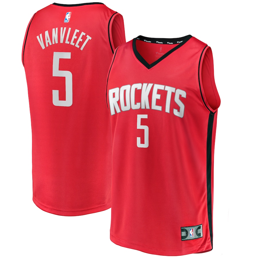 Youth Houston Rockets Fred VanVleet Fanatics Red Fast Break Replica Player Jersey - Icon Edition - Jersey
