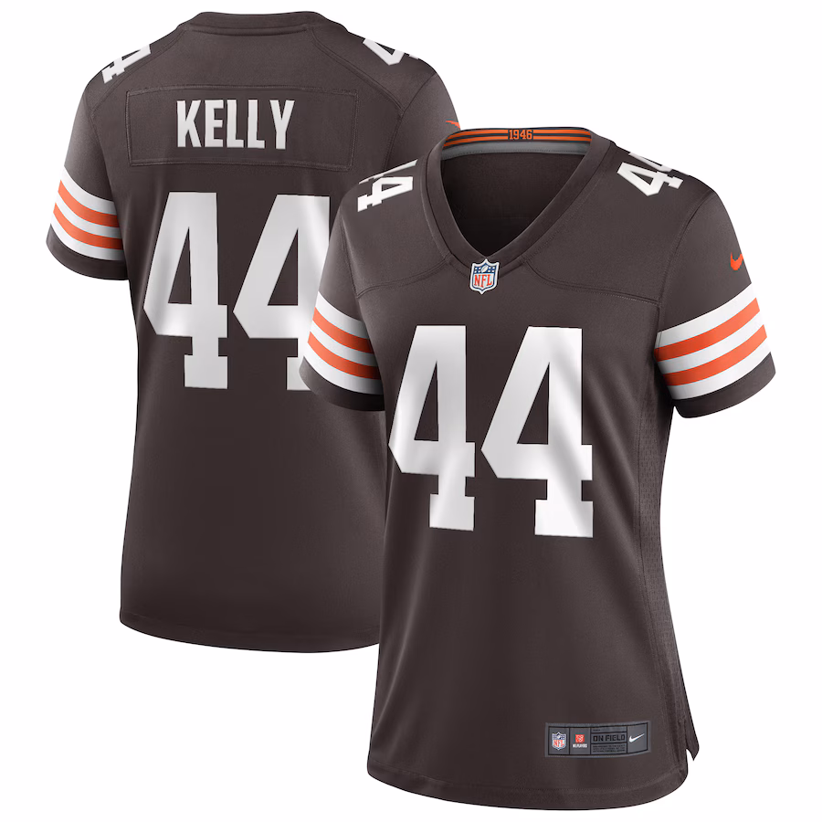 Women's Cleveland Browns Leroy Kelly Nike Brown Game Retired Player Jersey - Jersey