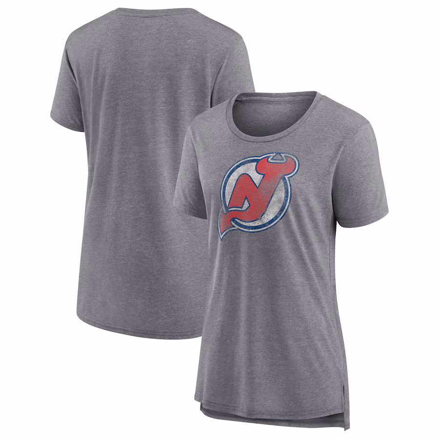Women's New Jersey Devils Fanatics Heather Gray Special Edition 2.0 Modern T-Shirt - Jersey