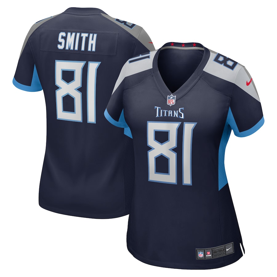 Women's Tennessee Titans Jonnu Smith Nike Navy Game Jersey - Jersey