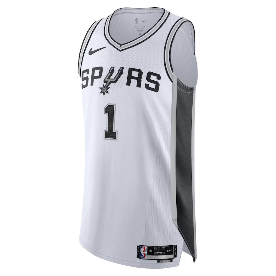 Men's San Antonio Spurs Victor Wembanyama Nike White Authentic Jersey - Association Edition - Jersey
