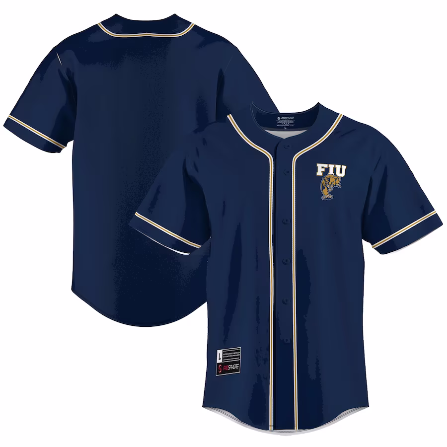 FIU Panthers GameDay Greats  Lightweight Baseball Jersey - Blue - Jersey