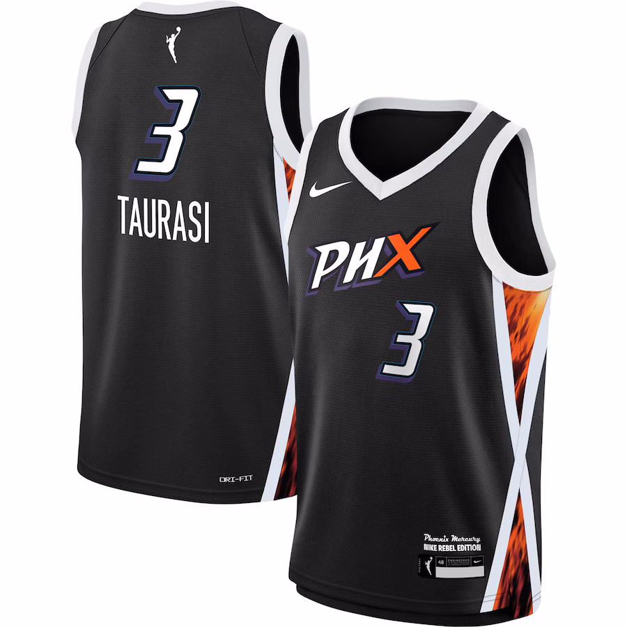 Youth Phoenix Mercury Diana Taurasi Nike Black 2021 Rebel Edition Victory Player Jersey - Jersey
