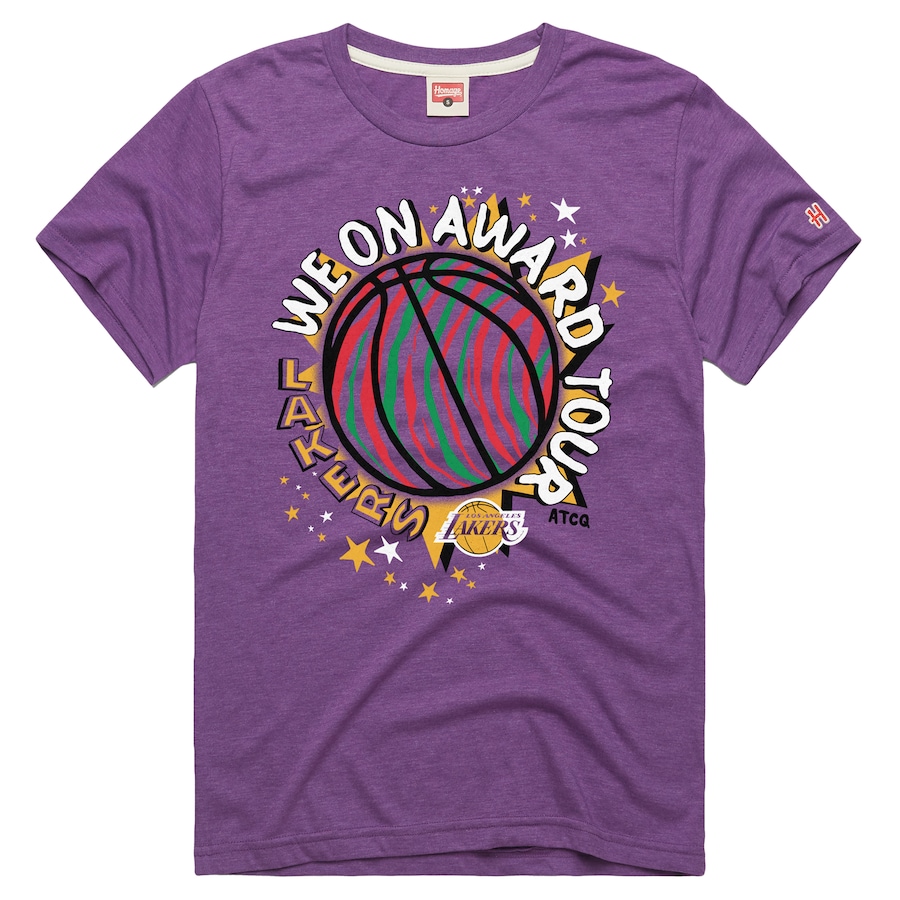 Men's Los Angeles Lakers Purple A Tribe Called Quest x NBA We On Award Tour T-Shirt - Jersey