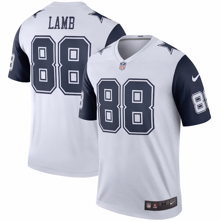 Men's Dallas Cowboys CeeDee Lamb Nike White Alternate Legend Player Performance Top - Jersey