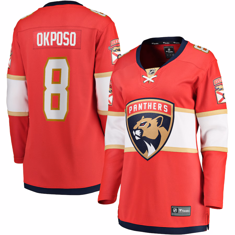 Women's Florida Panthers Kyle Okposo Fanatics Red Home Breakaway Player Jersey - Jersey