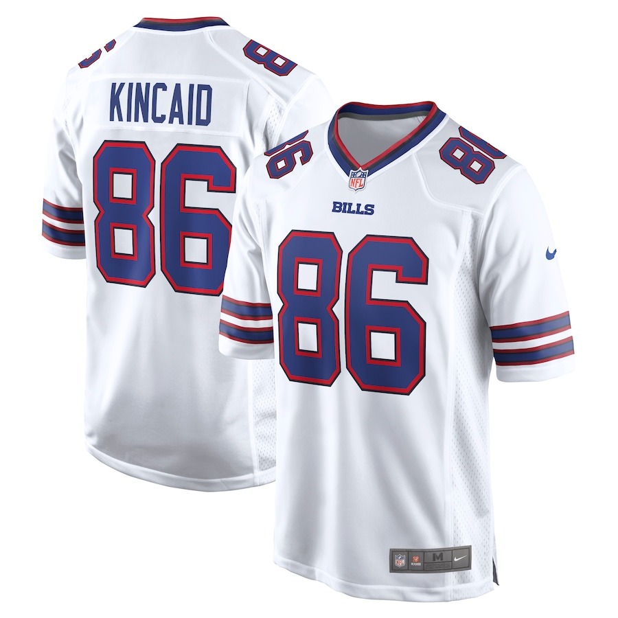 Men's Buffalo Bills Dalton Kincaid Nike White  Game Jersey - Jersey