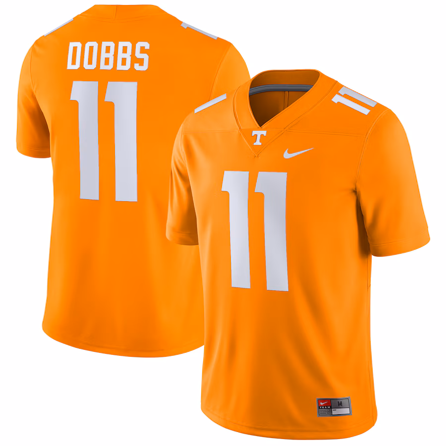 Men's Nike Joshua Dobbs Orange Tennessee Volunteers Game Jersey - Jersey