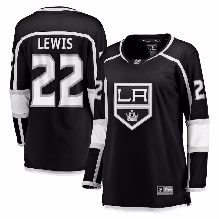 Women's Los Angeles Kings Trevor Lewis Fanatics Black Home Breakaway Player Jersey - Jersey