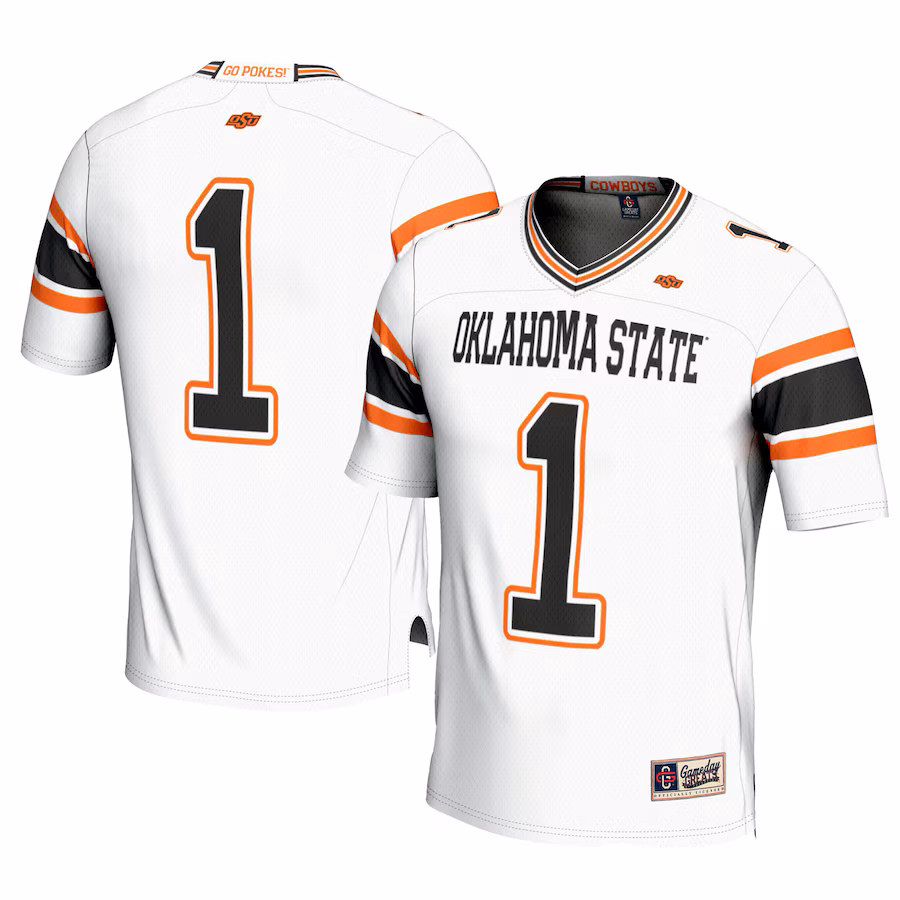 Youth GameDay Greats #1 White Oklahoma State Cowboys Football Jersey - Jersey