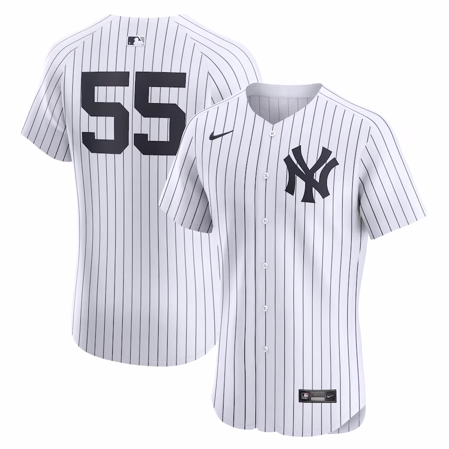 Men's New York Yankees Carlos Rodon Nike White Home Elite Player Jersey - Jersey