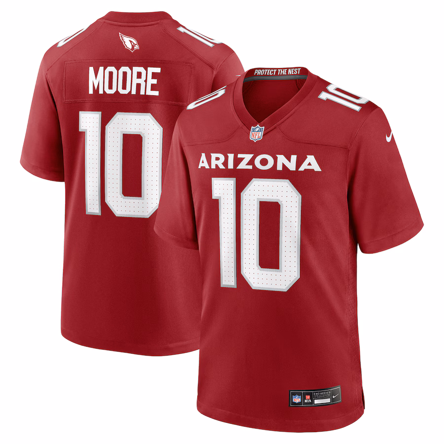 Men's Arizona Cardinals Chris Moore Nike Cardinal Team Game Jersey - Jersey