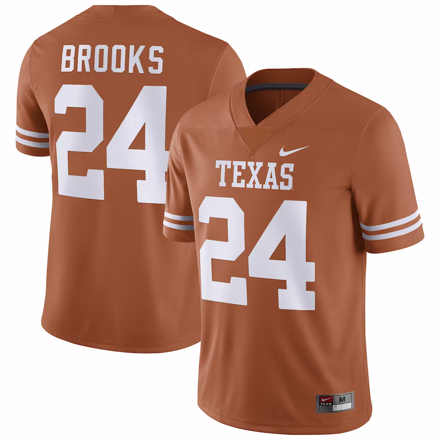Jonathon Brooks Texas Longhorns Nike Player Game Jersey - Texas Orange - Jersey