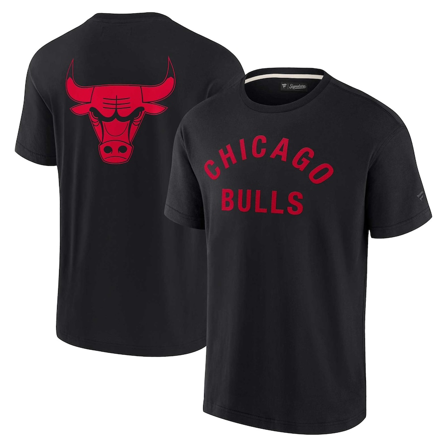 Unisex Chicago Bulls Fanatics Black Elements Super Soft Short Sleeve T-Shirt - Jersey