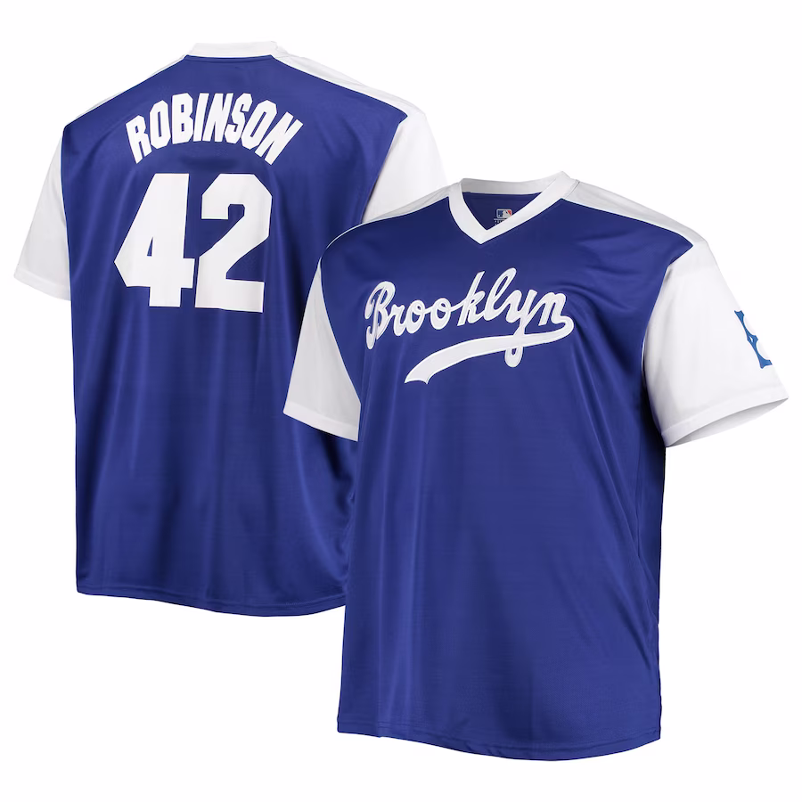 Men's Brooklyn Dodgers Jackie Robinson Royal/White Cooperstown Collection Replica Player Jersey - Jersey