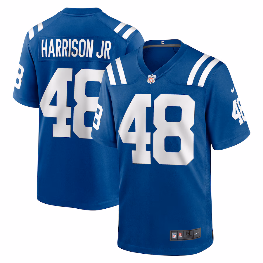Men's Indianapolis Colts Ronnie Harrison Jr. Nike  Royal Team Game Jersey - Jersey
