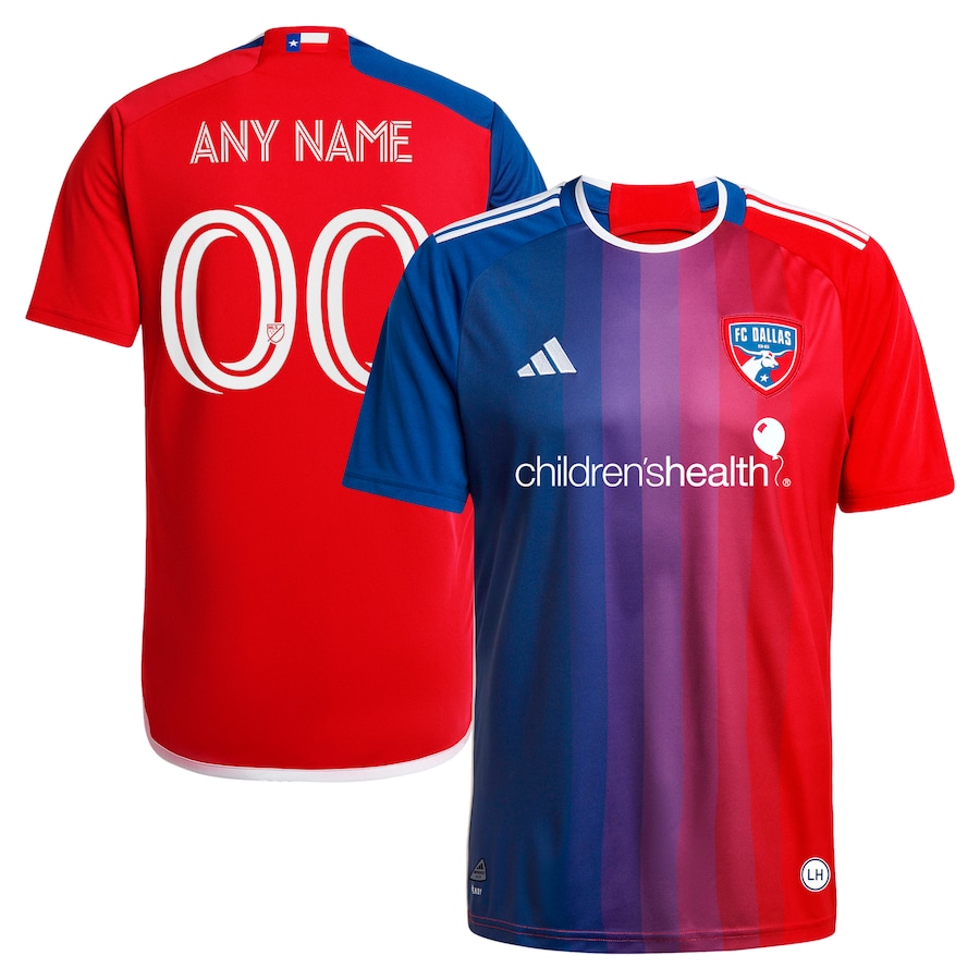 Men's FC Dallas  adidas Navy 2024 After Burner Replica Custom Jersey - Jersey