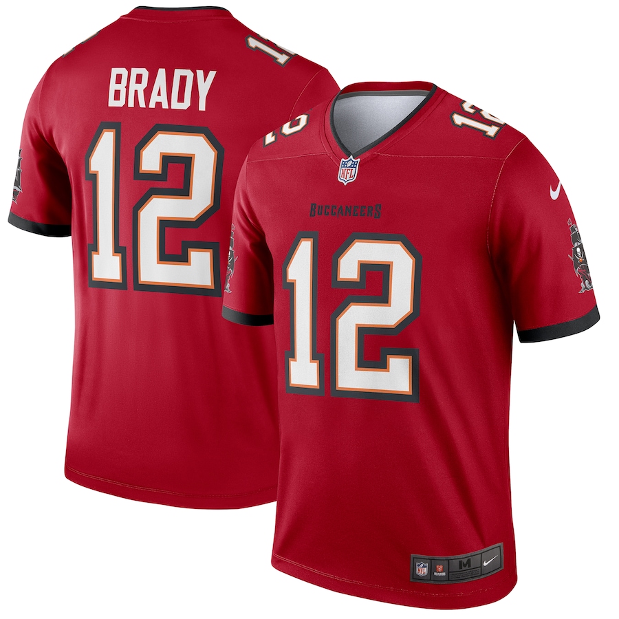 Men's Tampa Bay Buccaneers Tom Brady Nike Red Legend Jersey - Jersey