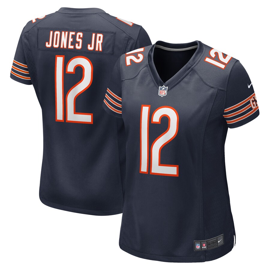 Women's Chicago Bears Velus Jones Jr. Nike Navy Game Player Jersey - Jersey