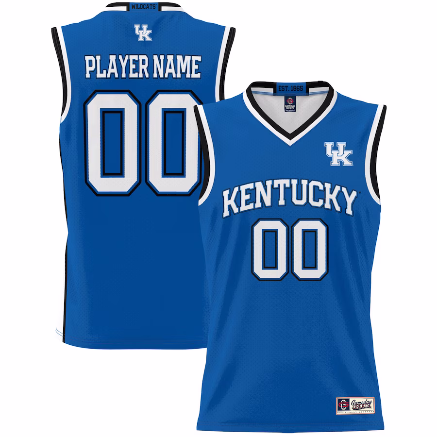 Kentucky Wildcats GameDay Greats Youth NIL Pick-A-Player Lightweight Basketball Jersey - Royal - Jersey