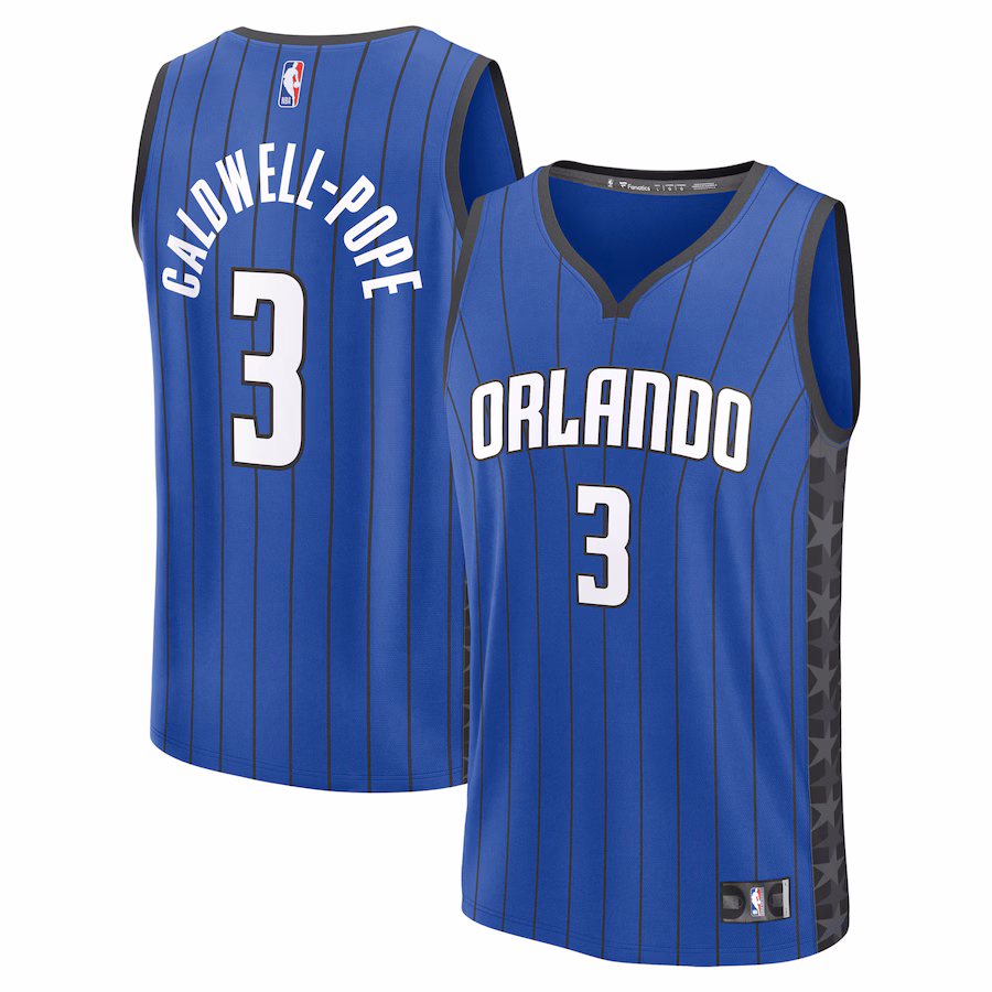 Youth Orlando Magic Kentavious Caldwell-Pope Fanatics Blue Fast Break Player Jersey - Statement Edition - Jersey