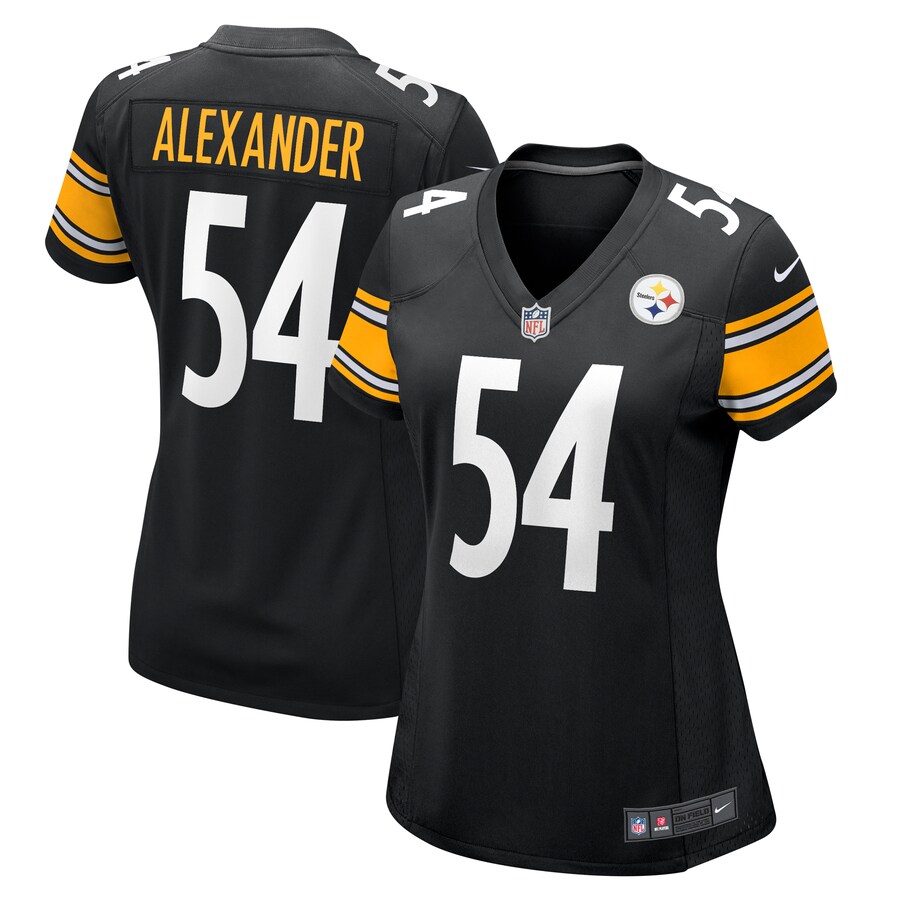 Women's Pittsburgh Steelers Kwon Alexander Nike  Black  Game Jersey - Jersey