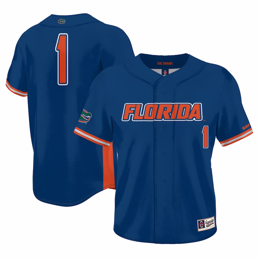 #1 Florida Gators GameDay Greats Lightweight Baseball Jersey - Royal - Jersey