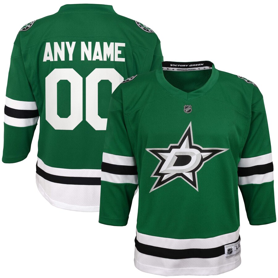 Youth Dallas Stars Green Home Replica Custom Jersey - Jersey