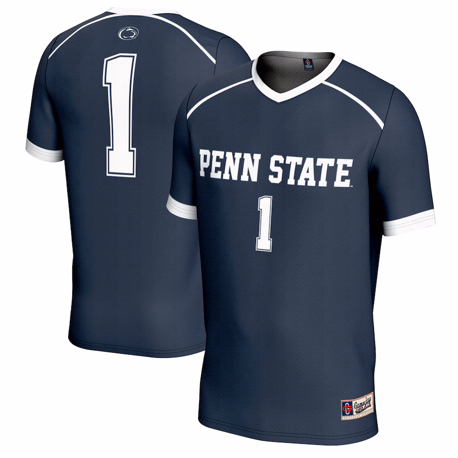 #1 Penn State Nittany Lions GameDay Greats Unisex Women's Lacrosse Lightweight Fashion Jersey - Navy - Jersey