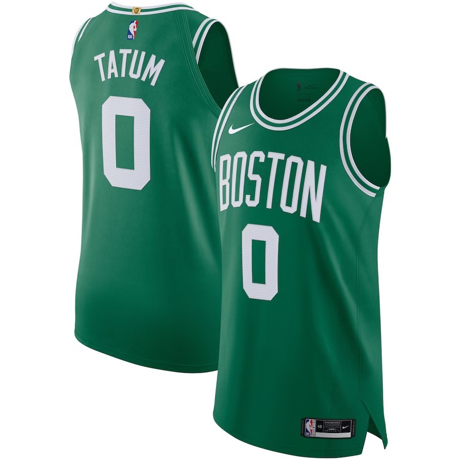 Men's Boston Celtics Jayson Tatum Nike Kelly Green Authentic Jersey - Icon Edition - Jersey