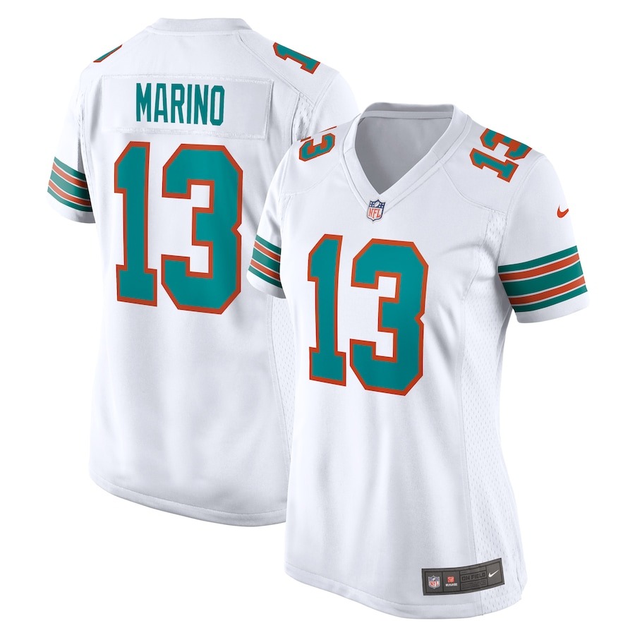 Women's Miami Dolphins Dan Marino Nike White Retired Player Jersey - Jersey