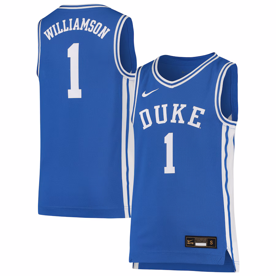 Youth Nike Zion Williamson Royal Duke Blue Devils Replica Basketball Jersey - Jersey