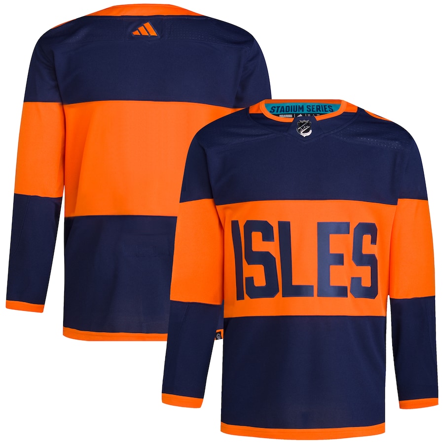 Men's New York Islanders adidas Navy 2024 NHL Stadium Series Primegreen Authentic Jersey - Jersey