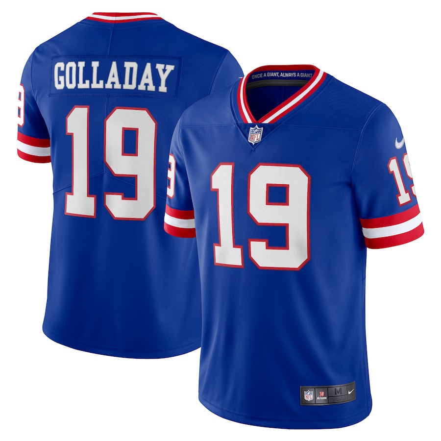 Men's New York Giants Kenny Golladay Nike Royal Classic Vapor Limited Player Jersey - Jersey