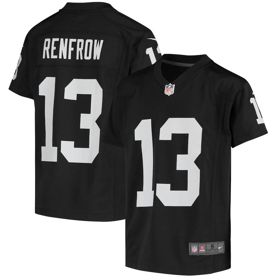 Youth Las Vegas Raiders Hunter Renfrow Nike Black Game Jersey - Jersey