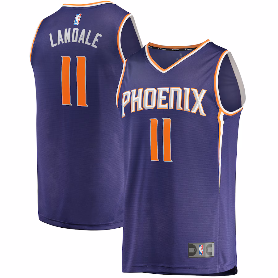 Men's Phoenix Suns Jock Landale Fanatics Purple Fast Break Replica Jersey - Icon Edition - Jersey